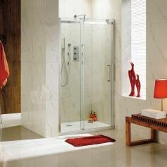 EasyClean Sliding Door Shower Enclosure for Alcove - 1000mm 